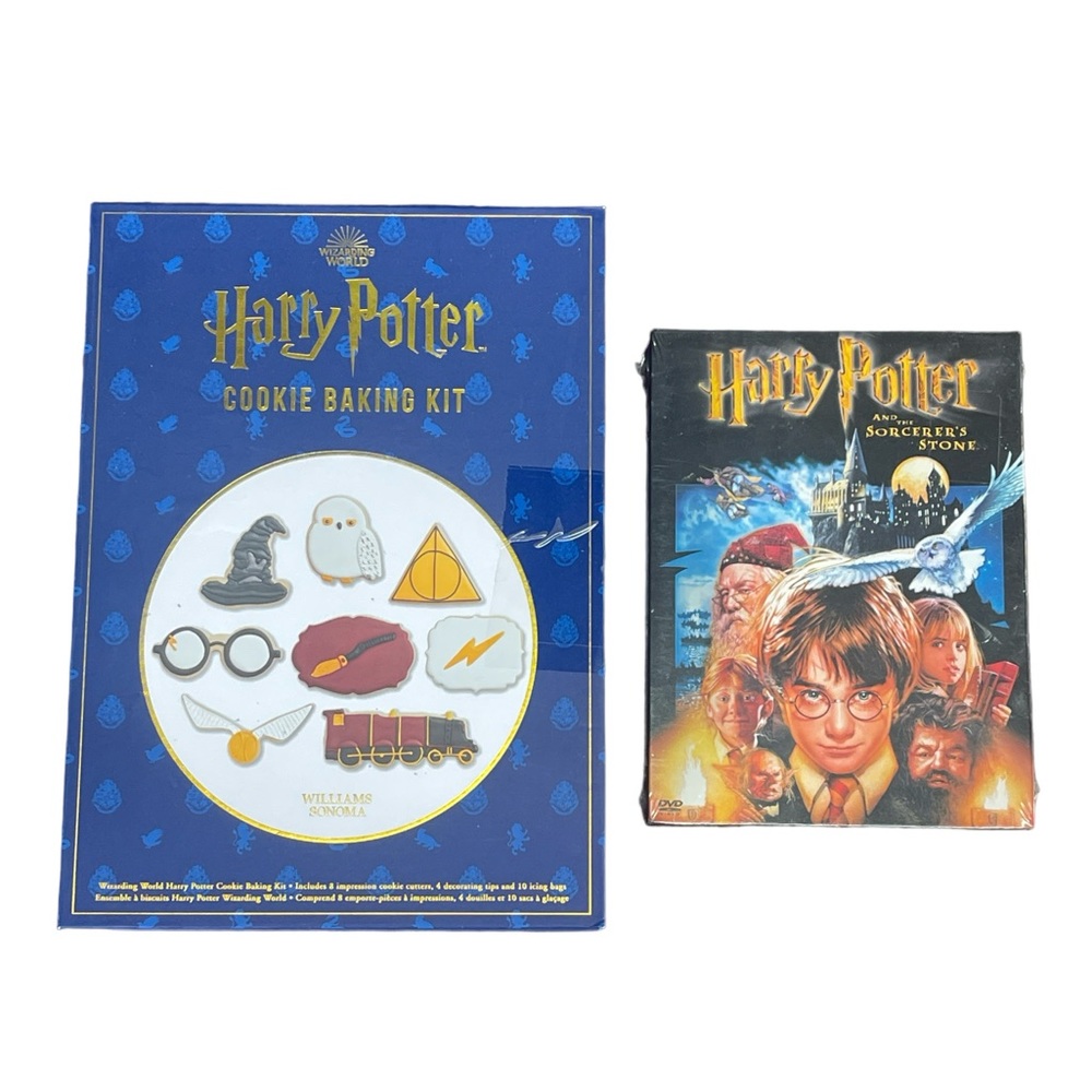 NWT Harry Potter Gift Set - Baking Kit + 2001 Factory Sealed The Sorcere…